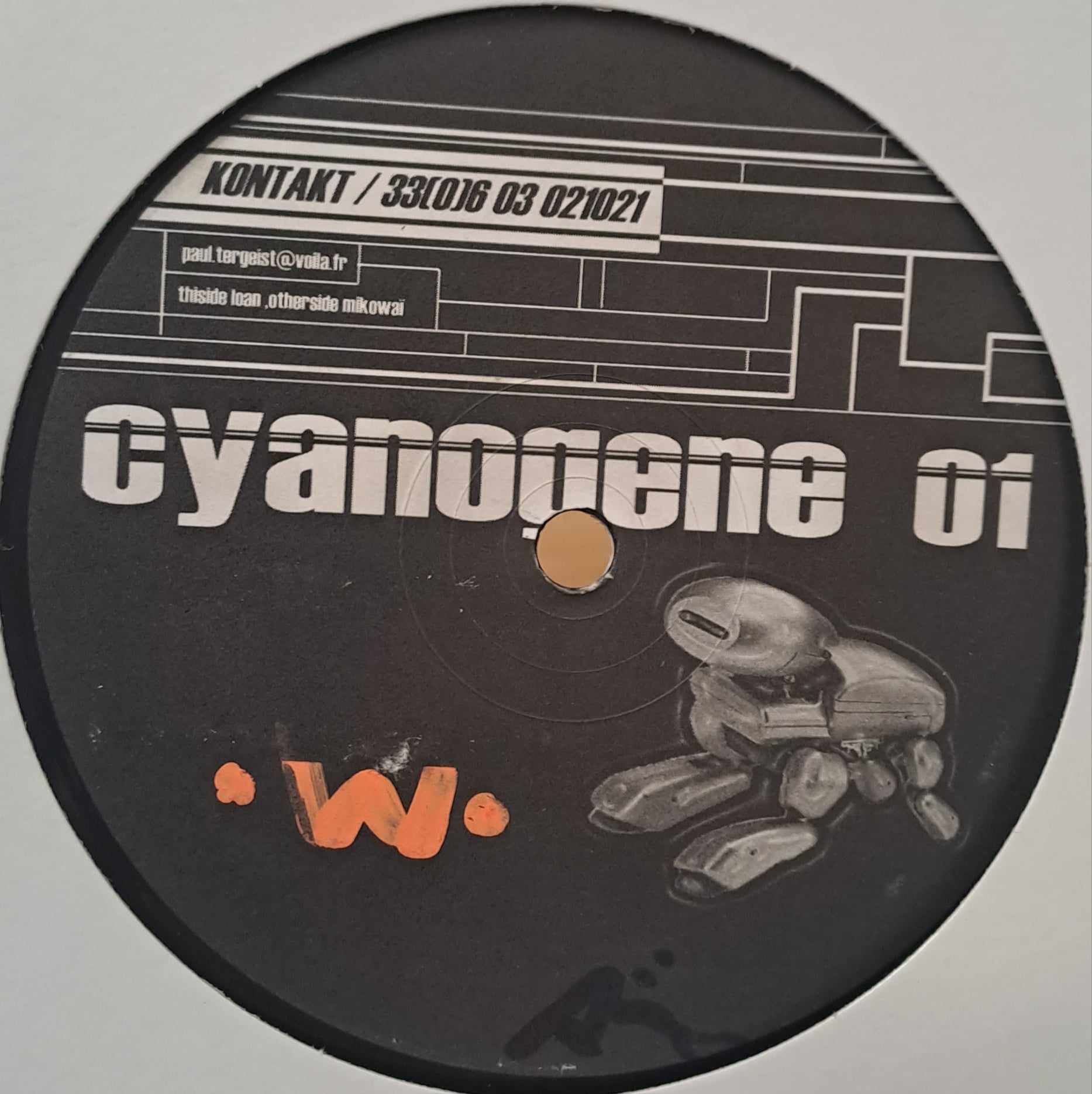 Cyanogene 01 - vinyle freetekno
